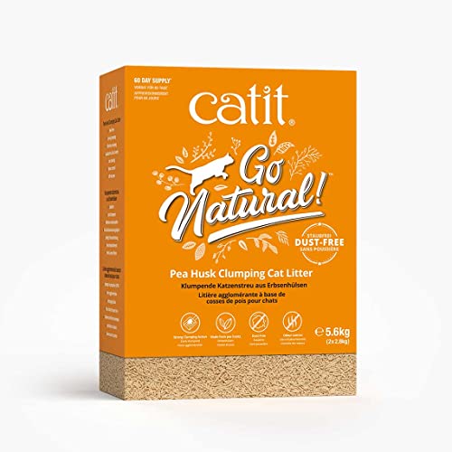 Pea Husk Clumping Cat Litter, Vanilla