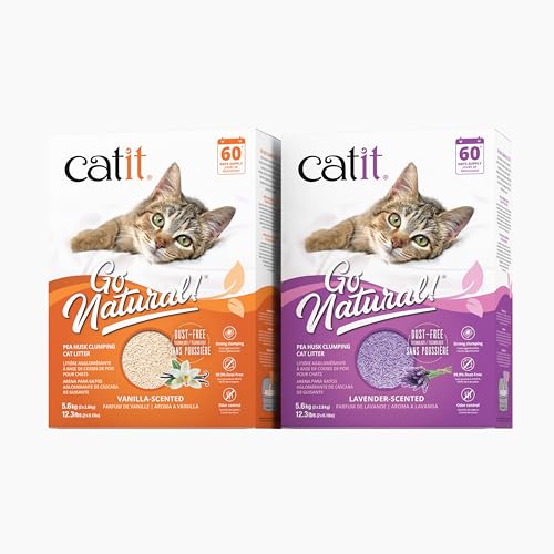 Pea Husk Clumping Cat Litter, Vanilla