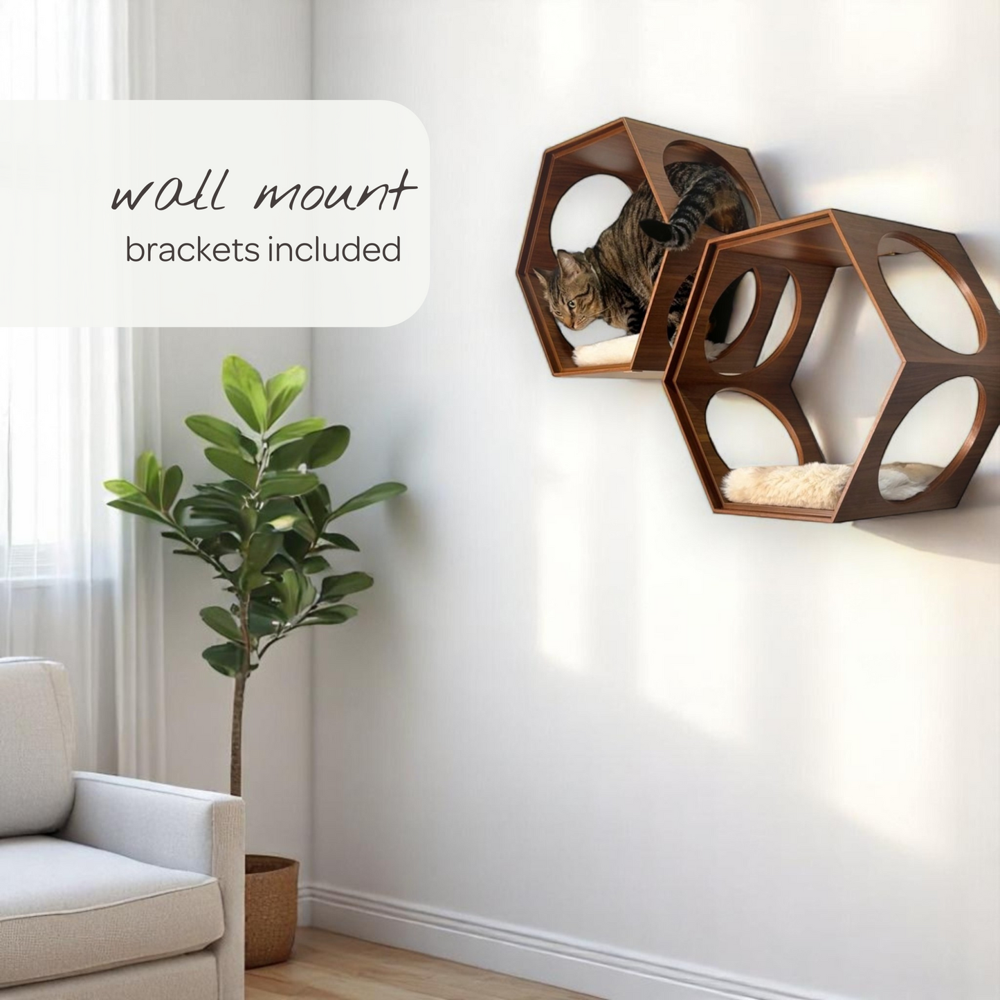 Suki Cat Stool and Shelf