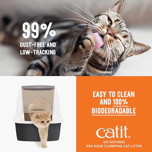 Pea Husk Clumping Cat Litter, Vanilla