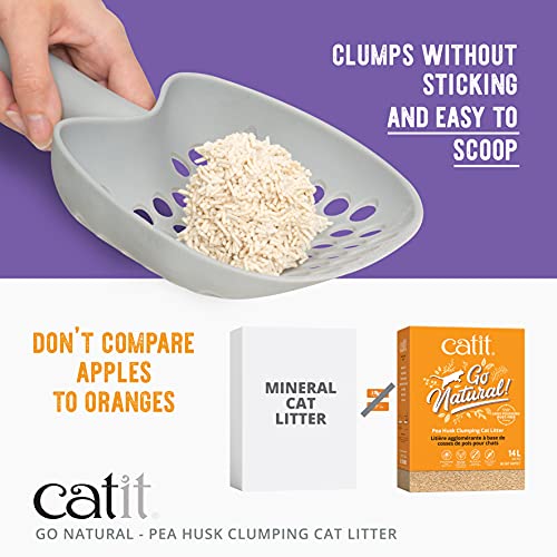 Pea Husk Clumping Cat Litter, Vanilla