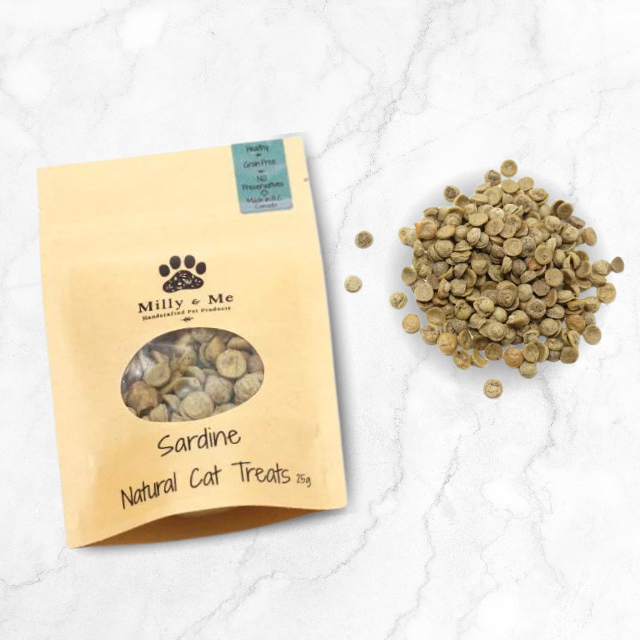 BakedProteinSardineNaturalCatTreats-PetTreatsmadeinCanada-FloofPetProducts-Milly_Me