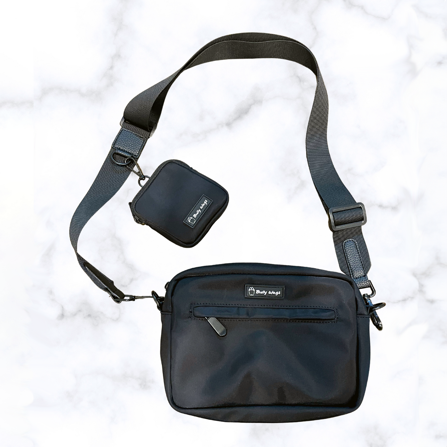 Crossbody Dog Walking Bag with Treat Pouch