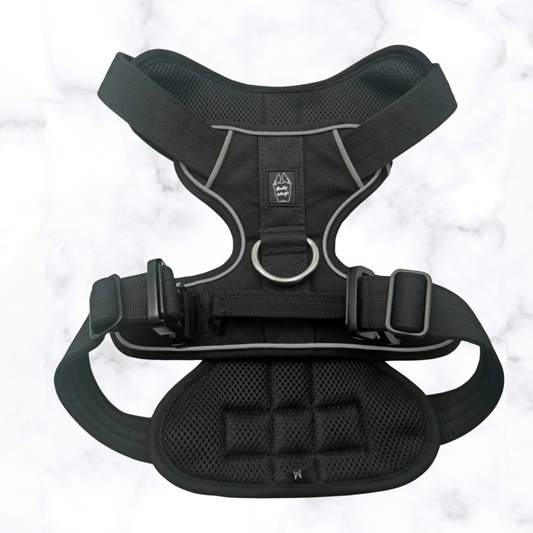 FloofPetProducts-BullyWags-EveryDayHeavyDutyDogHarness-DogHanessfordogsthatpull-ProductviewBack