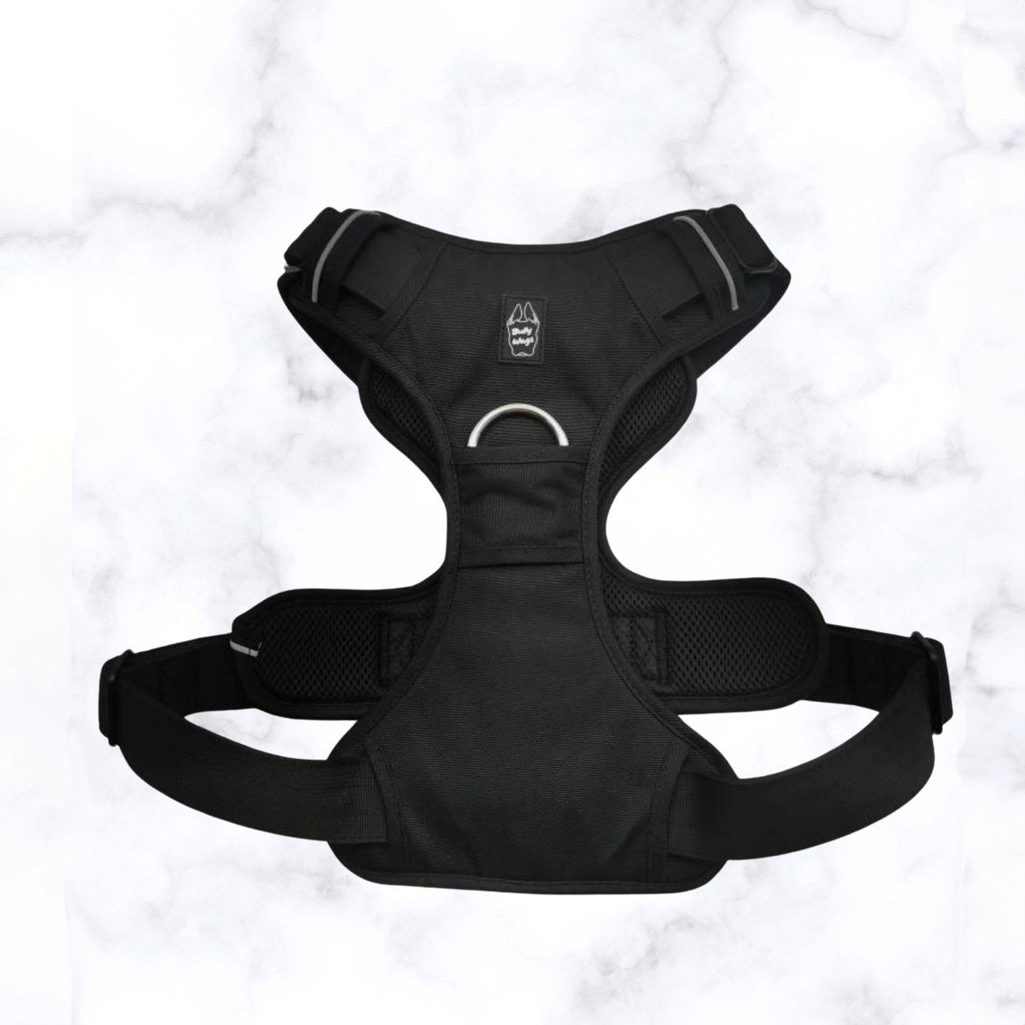 FloofPetProducts-BullyWags-EveryDayHeavyDutyDogHarness-DogHanessfordogsthatpull-Productviewfront