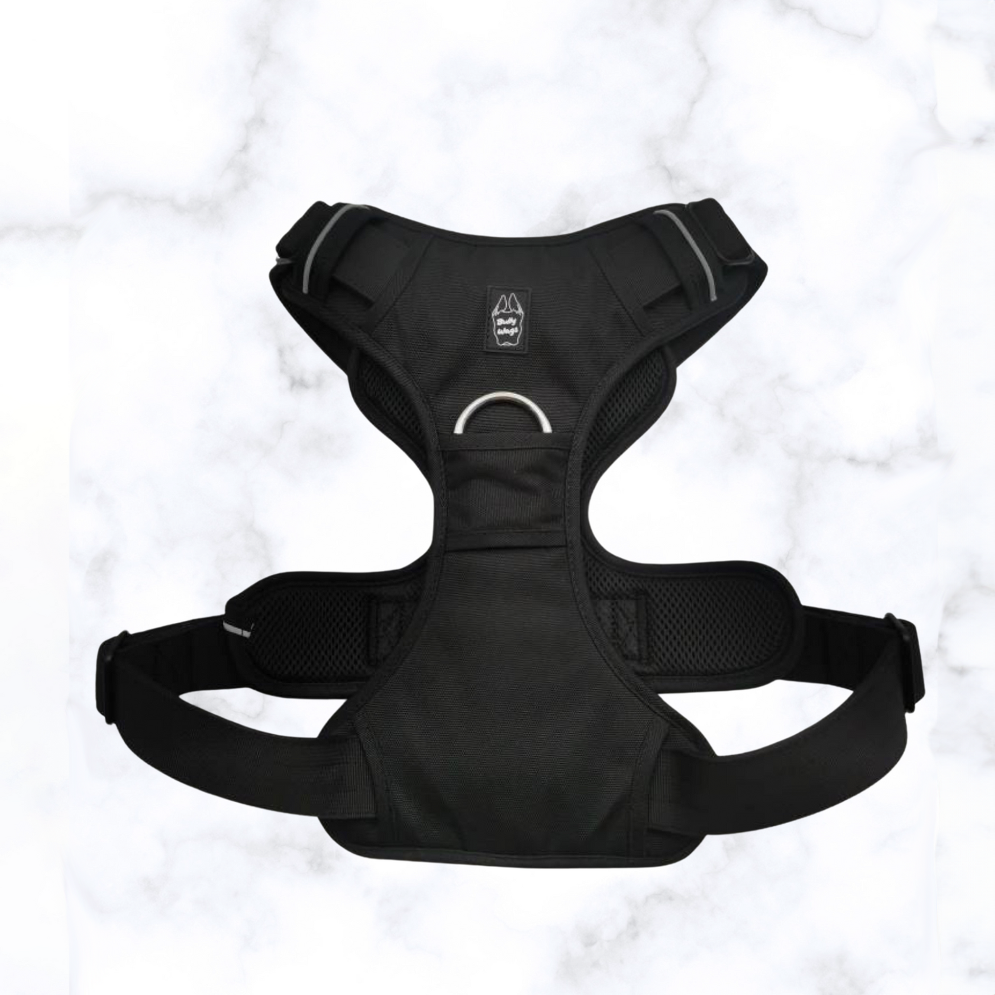 FloofPetProducts-BullyWags-EveryDayHeavyDutyDogHarness-DogHanessfordogsthatpull-Productviewfront