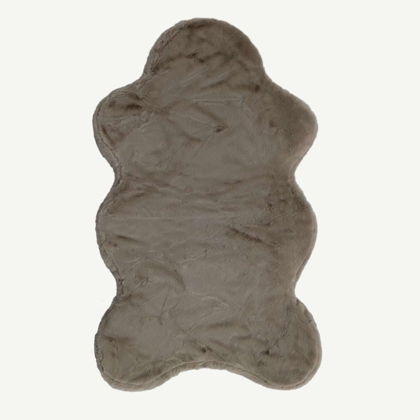 Textured brown rug on a white background