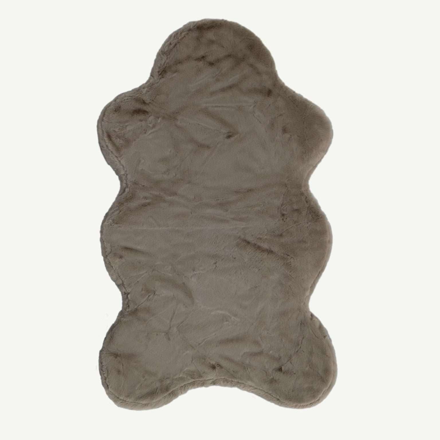 Textured brown rug on a white background
