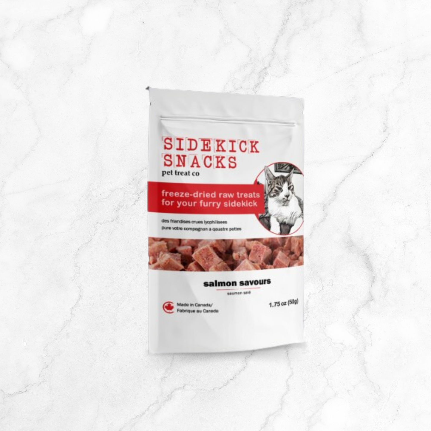 FreezeDried Salmon Chunks-Healthy Cat HighProtein Cat Treats