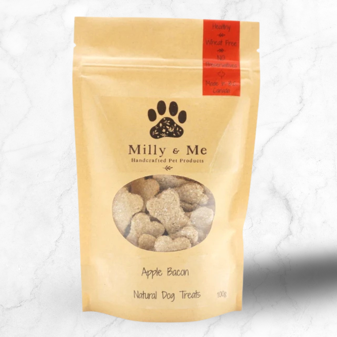 Natural Apple & Bacon Dog Treats