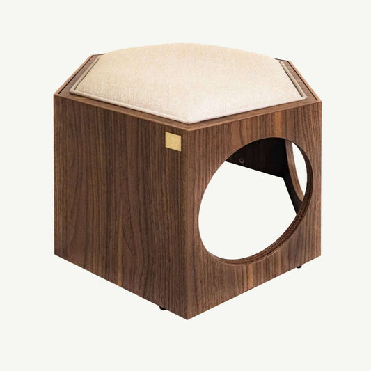 Suki Cat Stool and Shelf