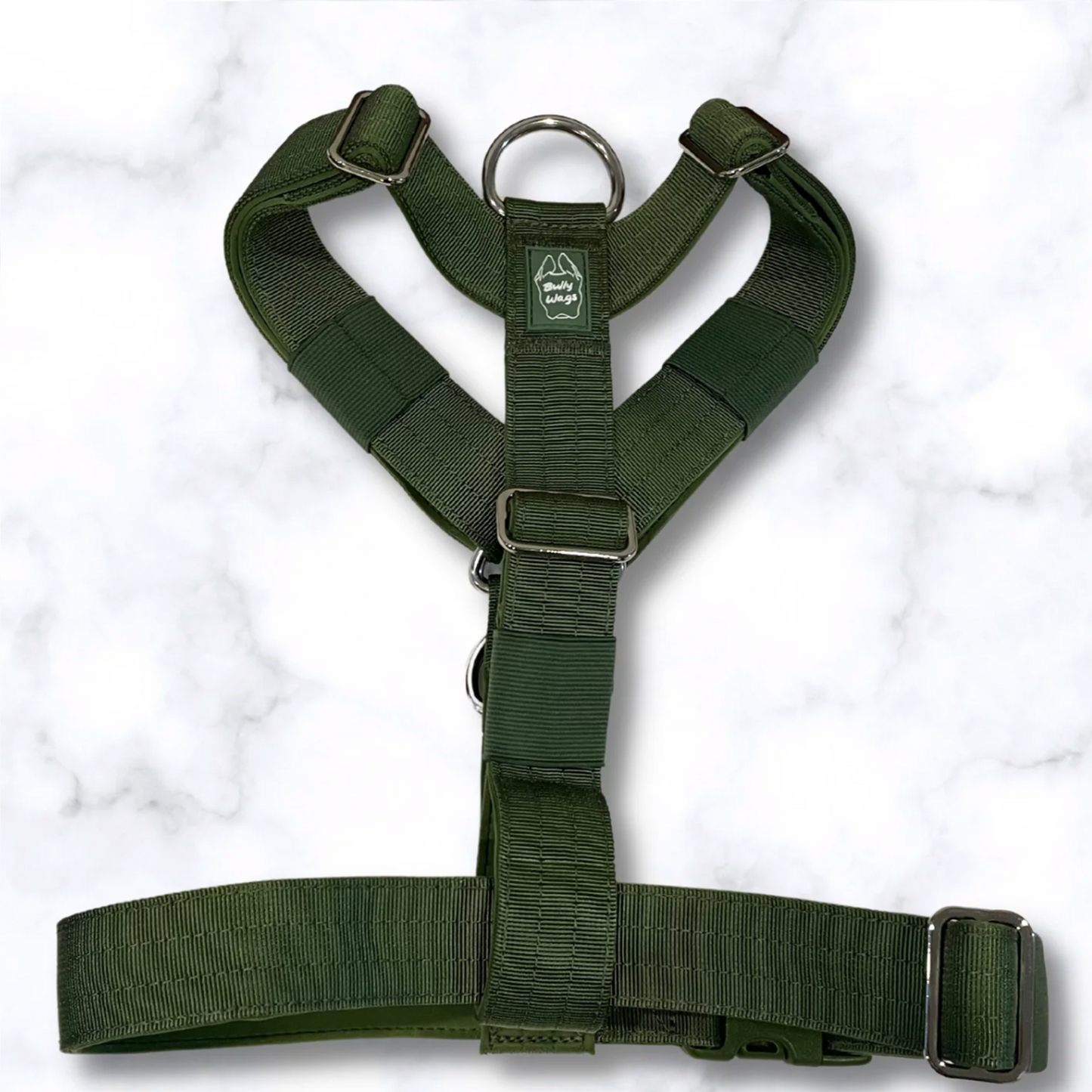 y-strap_dog_harness_in_Cactus_Green_for_training_and_easy_walking-Floof_Pet_Products