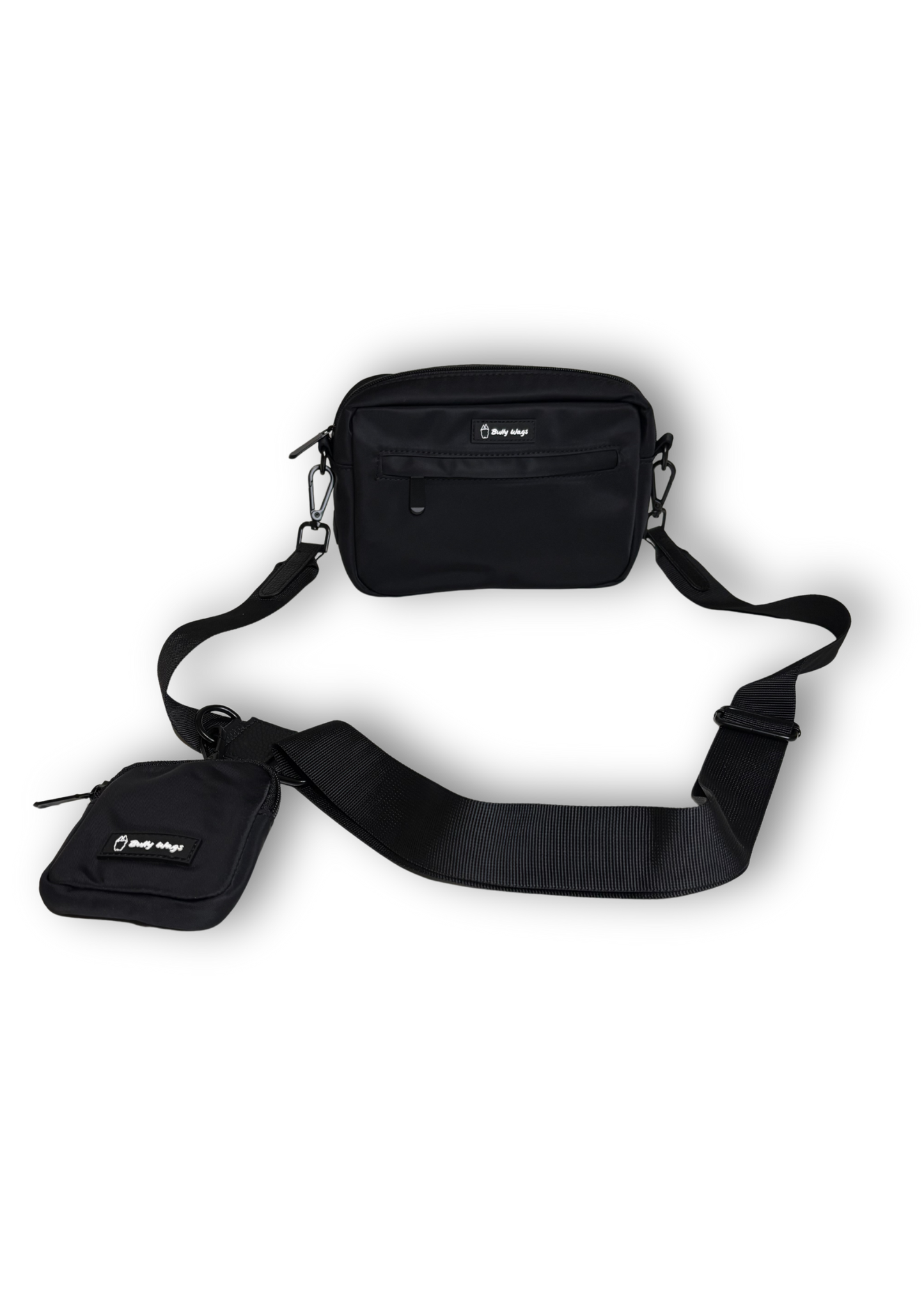 Crossbody Dog Walking Bag with Treat Pouch crossbody bag from Floof Pet Products on a neutral background