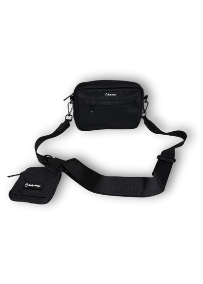 Crossbody Dog Walking Bag with Treat Pouch crossbody bag from Floof Pet Products on a neutral background