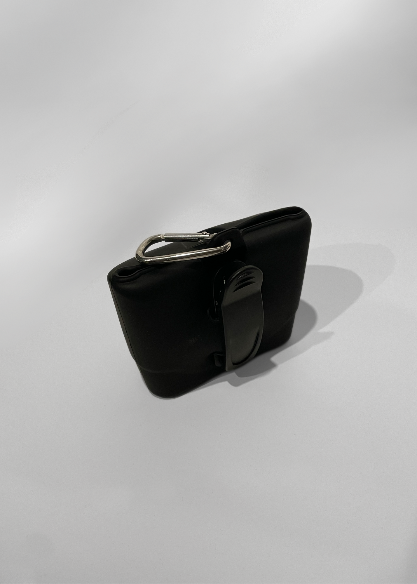 Silicone Treat Pouch with magnetic closure pet accessories from Floof Pet Products on a neutral background