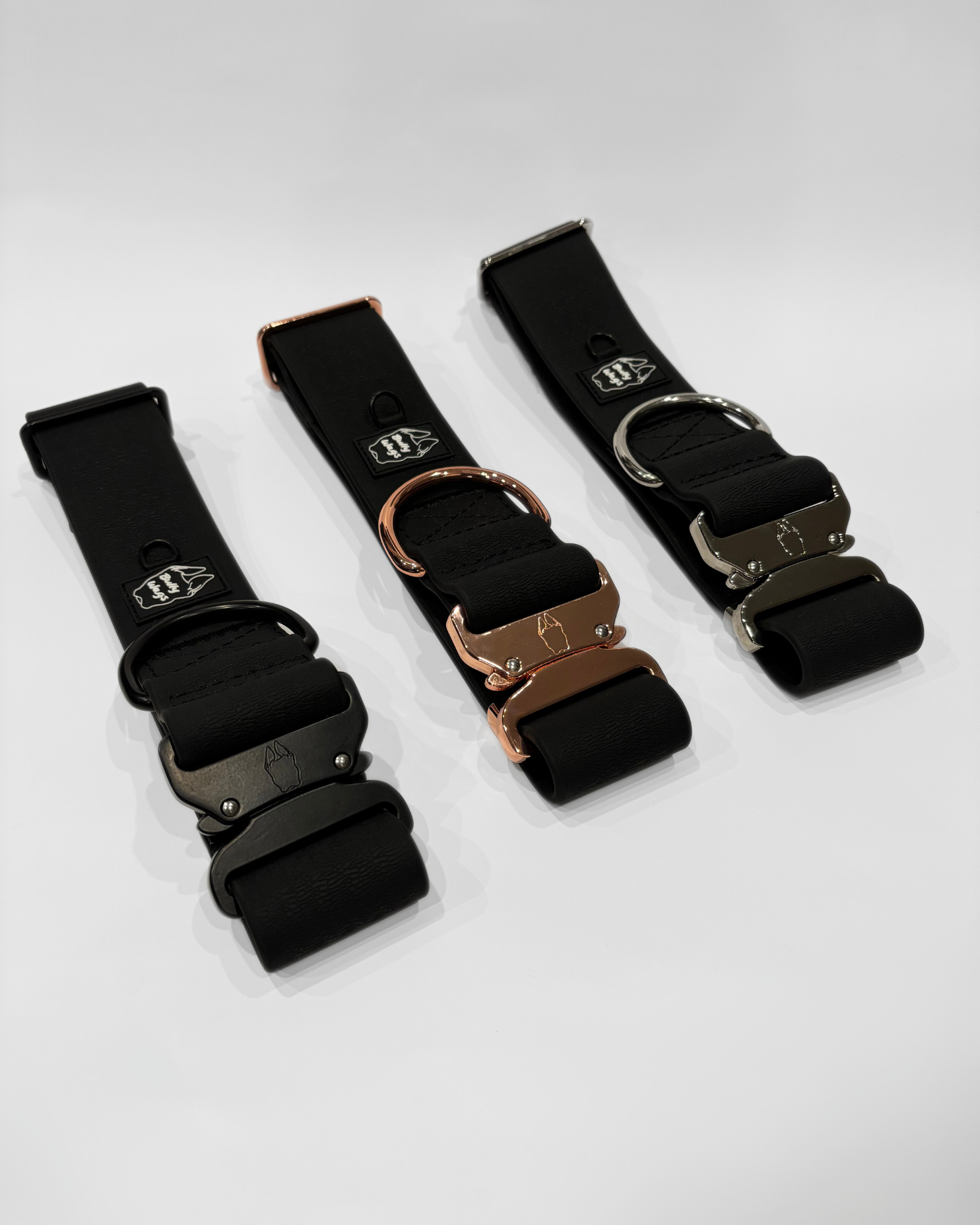 2 inch Waterproof PVC Dog Collar 2.0 pet collars & harnesses from Floof Pet Products on a neutral background