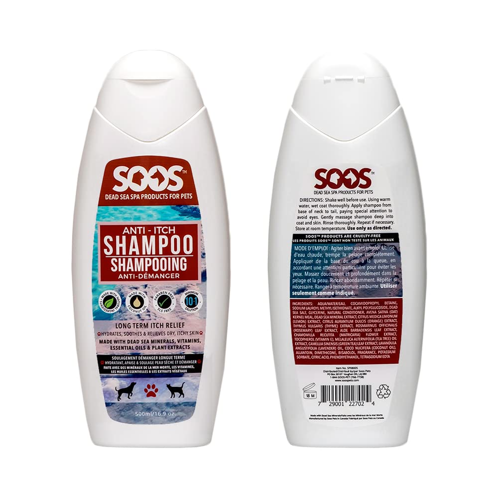 Anti-Itch Natural Dead Sea Pet Shampoo