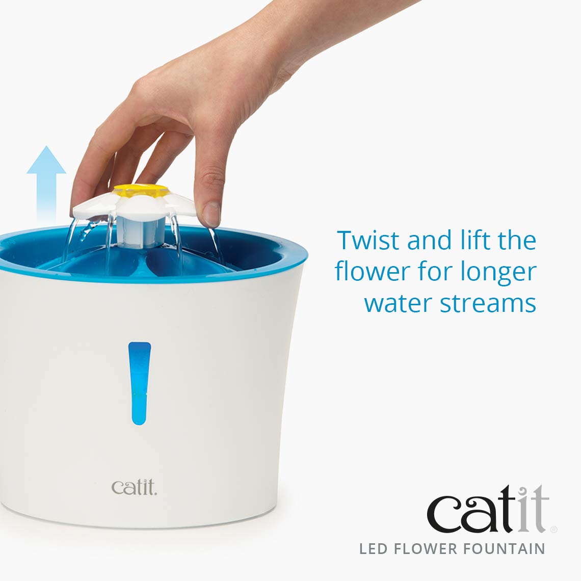 Senses 2.0 Cat Flower Water Fountain