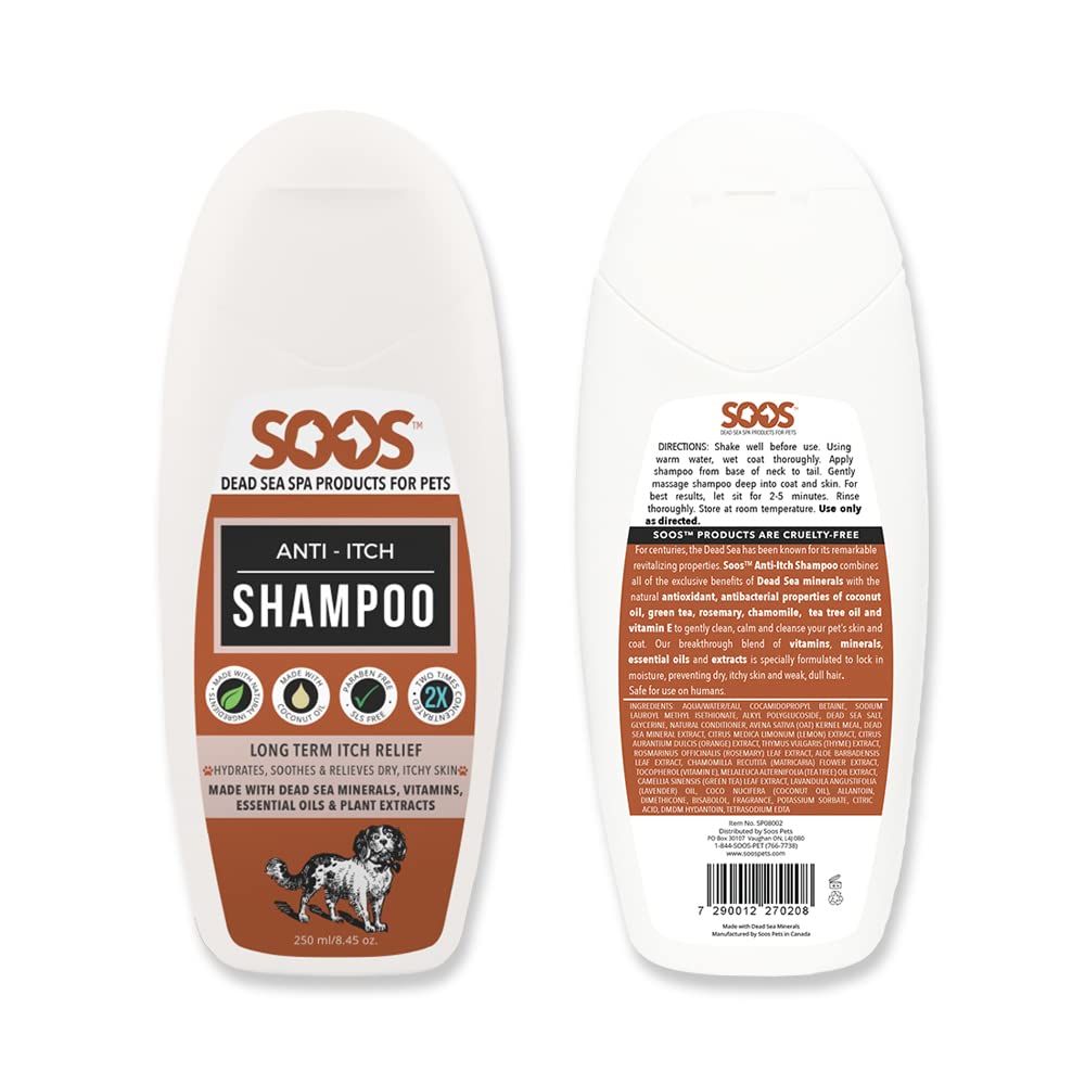 Anti-Itch Natural Dead Sea Pet Shampoo