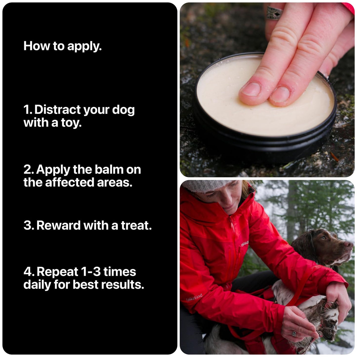 Säker Dog Paw Pad Balm 1.3 oz | Safe to Lick Dog Paw Balm for Dry, Cracked, and Rough Paws | Natural Paw Protection for Dogs | Handmade in Canada