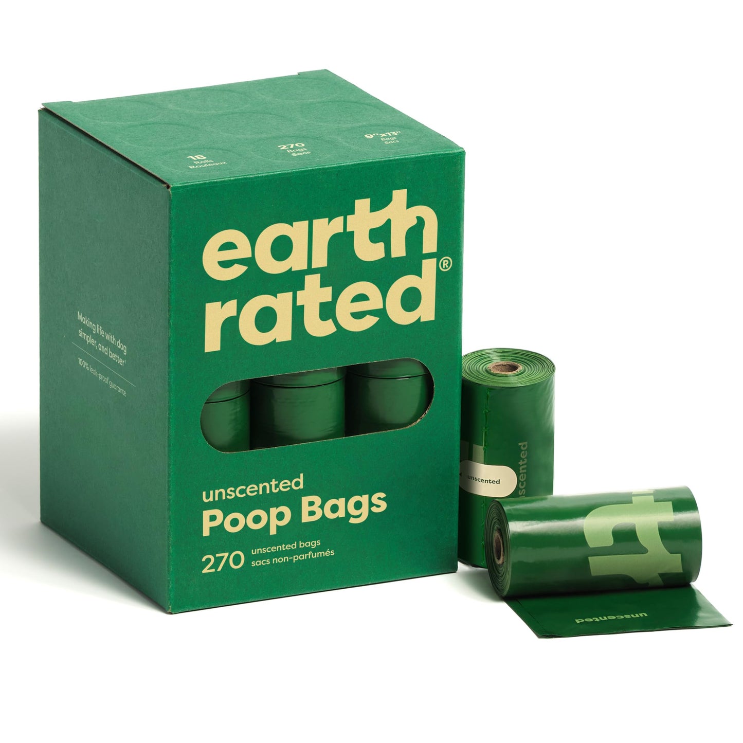 Dog Poop Bags Extra Thick Lavender Scented