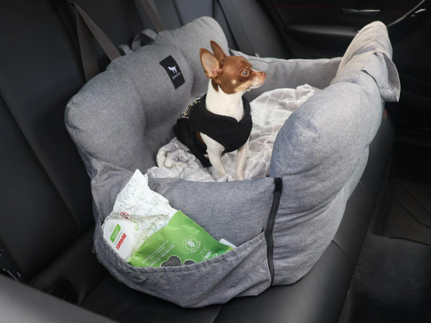 Dog Car Seat & Bed for Small and Medium Dogs