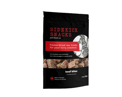 Freeze-Dried Beef Liver Chunks dog treats from Floof Pet Products on a neutral background