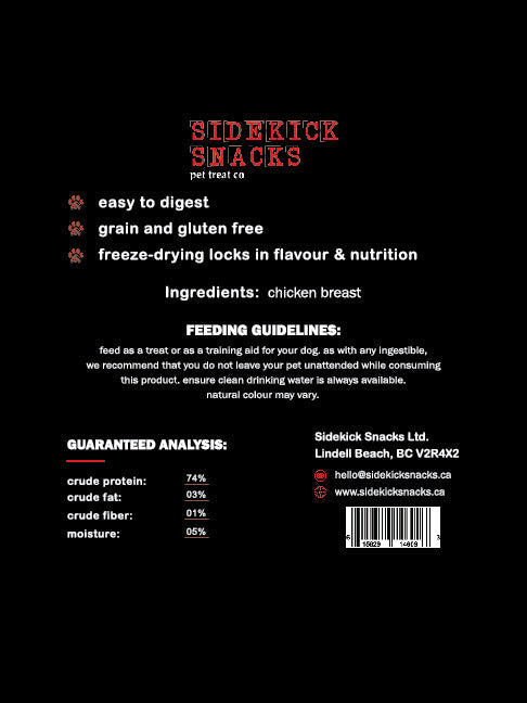 Freeze-Dried Chicken Tenders Pet Treats dog treats from Floof Pet Products on a neutral background