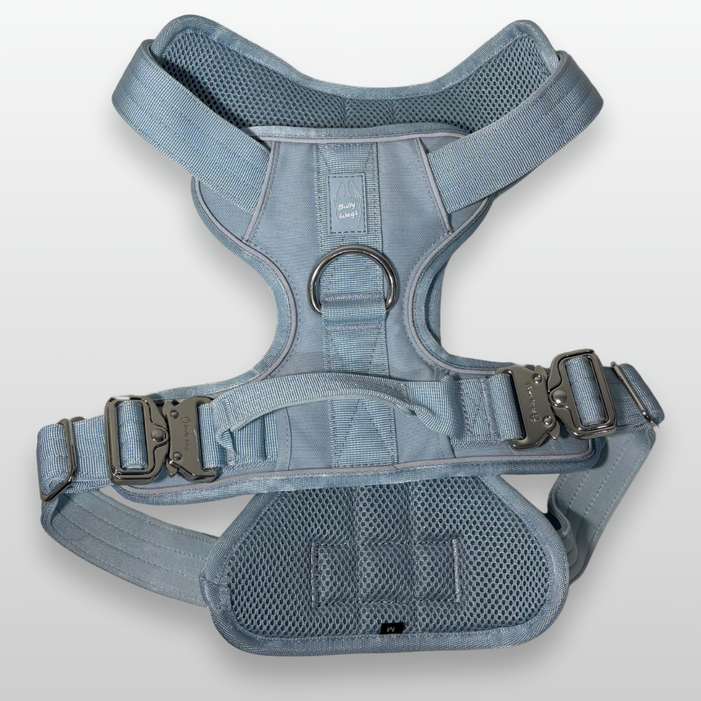 Heavy-Duty Everyday Harness - Baby Blue pet collars & harnesses from Floof Pet Products on a neutral background