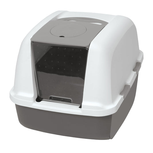 Filtered cat litter box-easy to clean cat box_Floof Pet Products