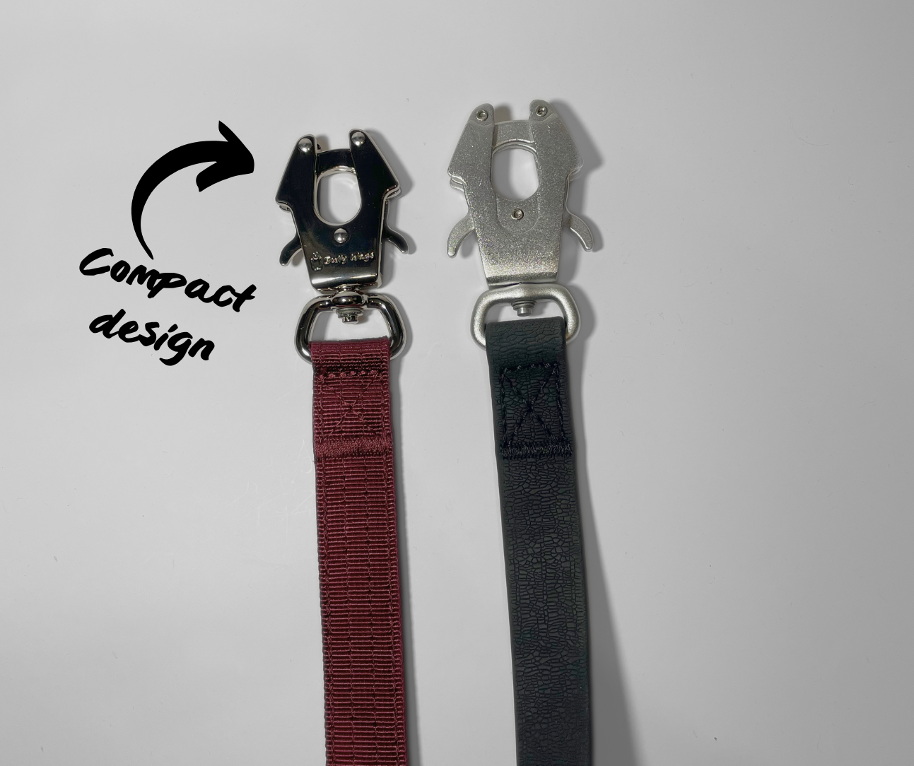 Tactical Dog Leash - Black pet leashes from Floof Pet Products on a neutral background