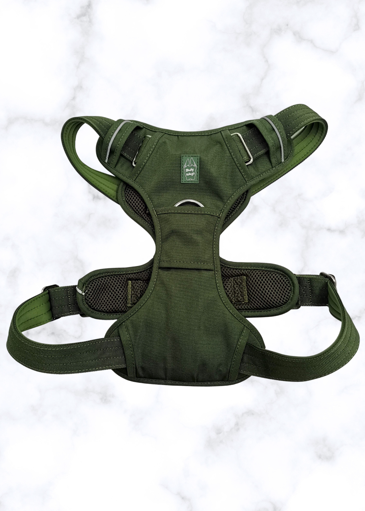 Heavy-Duty Everyday Harness - Cactus Green pet collars & harnesses from Floof Pet Products on a neutral background