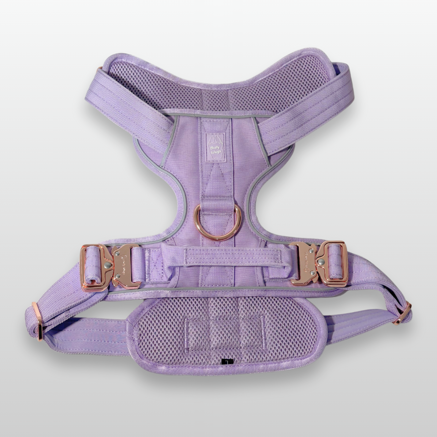Heavy-Duty Everyday Harness - Lilac pet collars & harnesses from Floof Pet Products on a neutral background