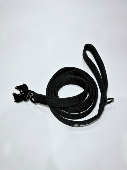 Tactical Dog Leash - Black pet leashes from Floof Pet Products on a neutral background