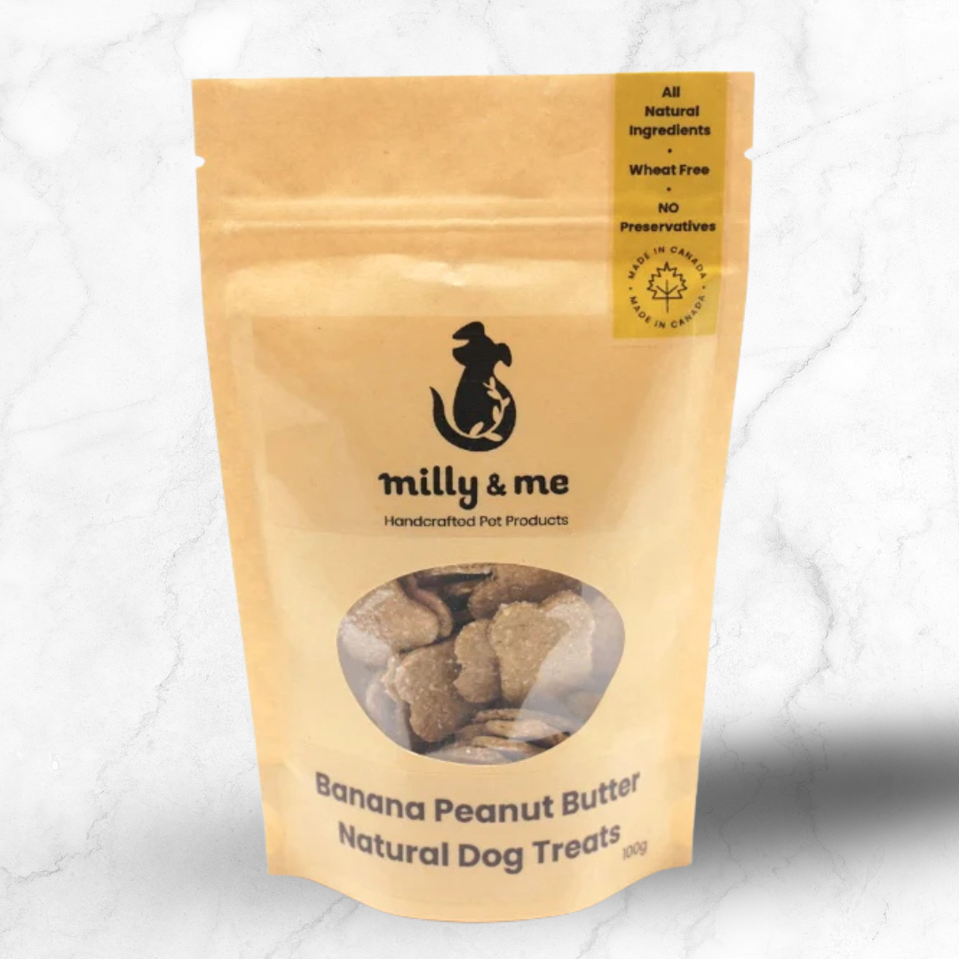 PeanutButterBananaNaturalDogTreats