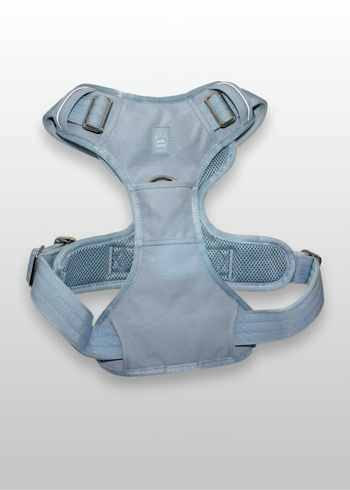 Heavy-Duty Everyday Harness - Baby Blue pet collars & harnesses from Floof Pet Products on a neutral background