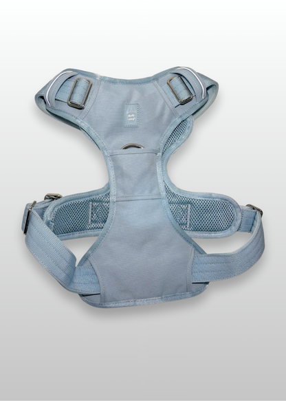 Heavy-Duty Everyday Harness - Baby Blue pet collars & harnesses from Floof Pet Products on a neutral background