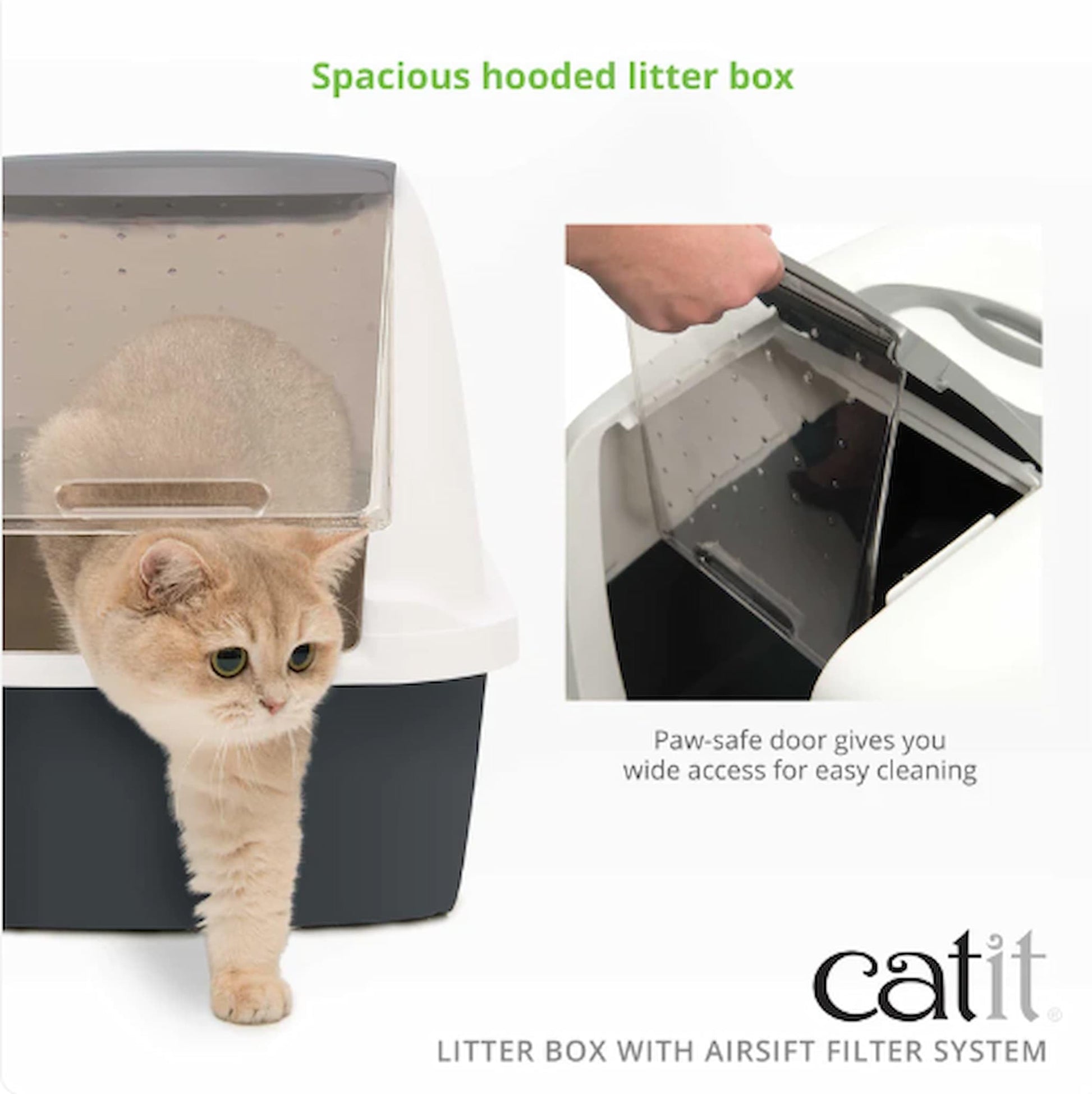 Spacious Cat Box-Multi Cat Litter box-Floof Pet Products
