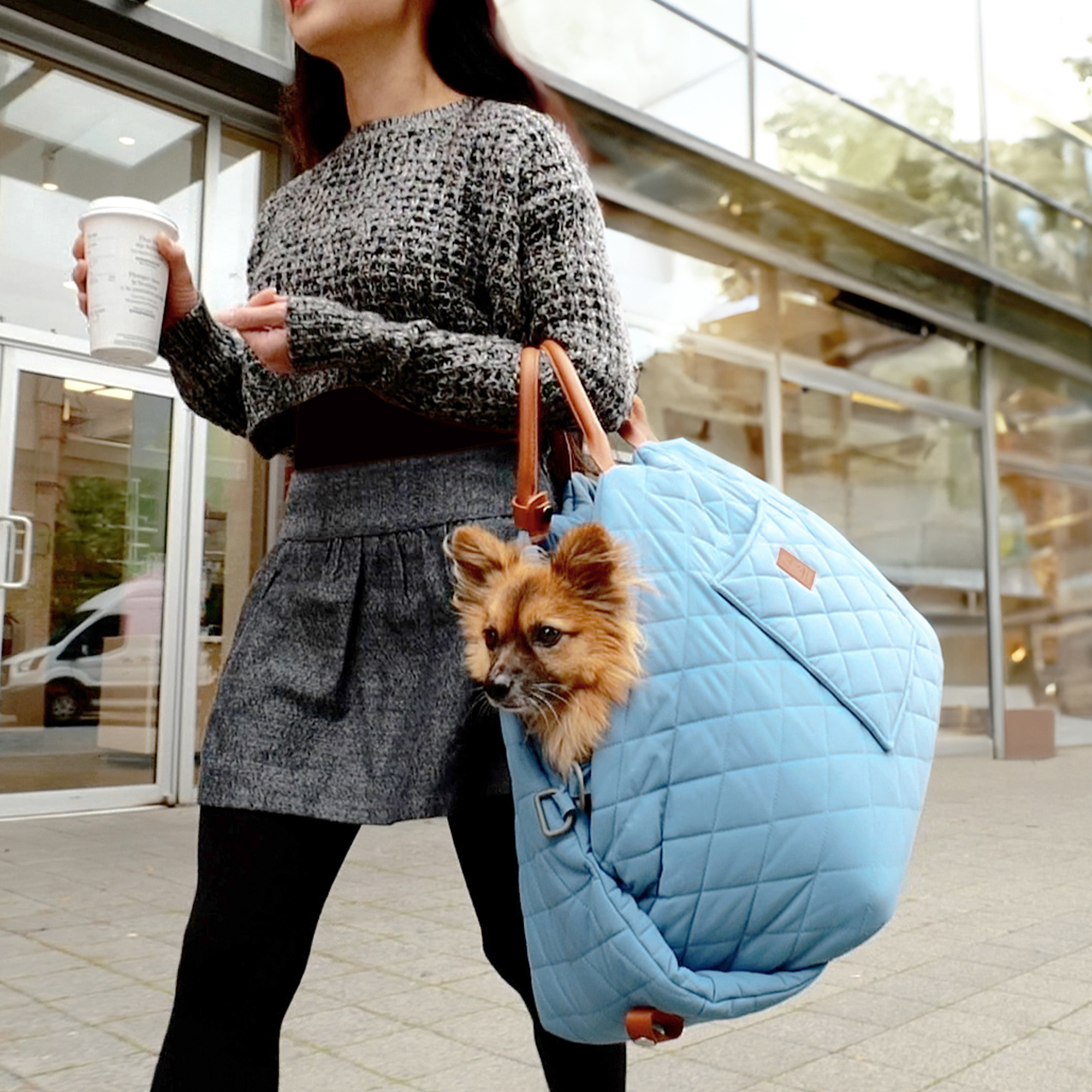 Mew Mew Travel Pet Bed pet bed from Floof Pet Products on a neutral background