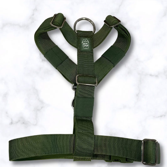 y-strap_dog_harness_in_Cactus_Green_for_training_and_easy_walking-Floof_Pet_Products